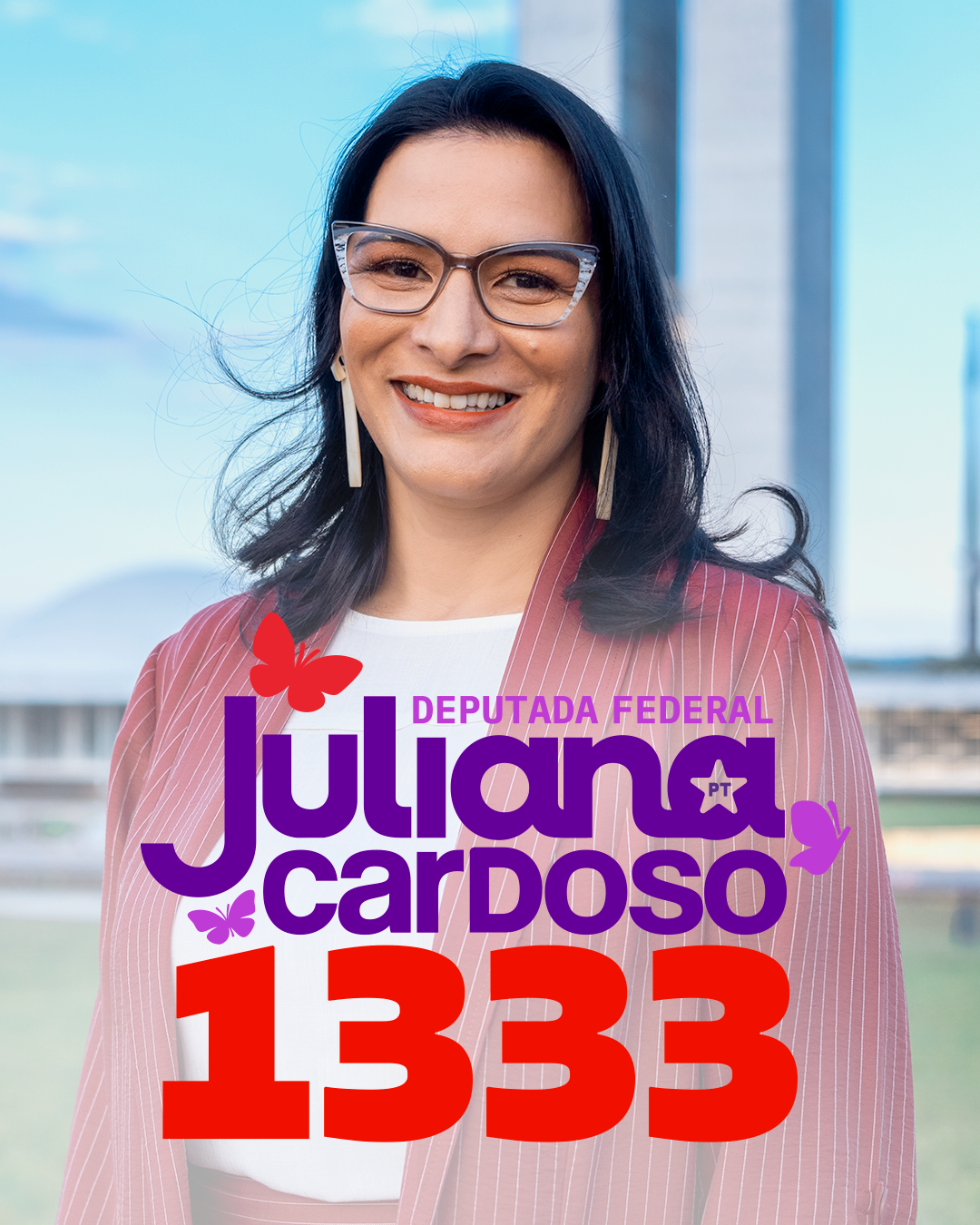 Materiais de Campanha Juliana Cardoso